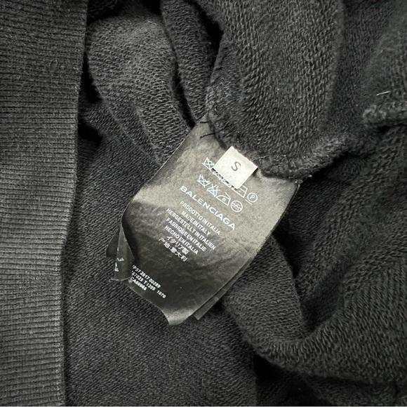 Balenciaga Black Sweatshirt Classic Pullover Style - Picture 4 of 4